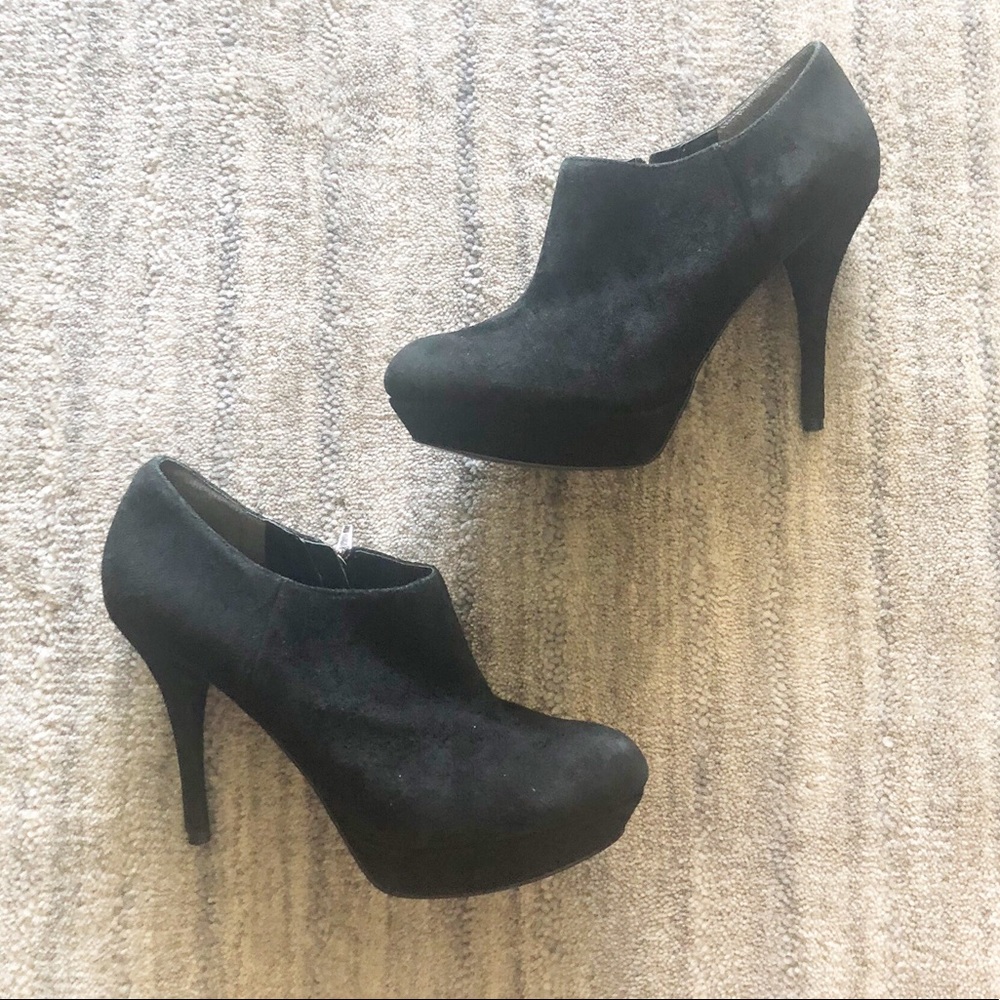 Marc Fisher Alright Suede Platform Stiletto Bootie